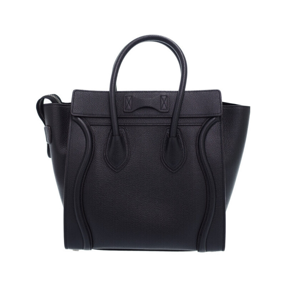 Celine Shopper Tote Shoulder Leather Calfskin Handbag - Picture 2 of 5
